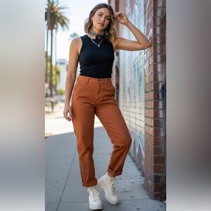 NWT Dickies Rust Orange Carpenter Work Pants - Women’s Size 13/31